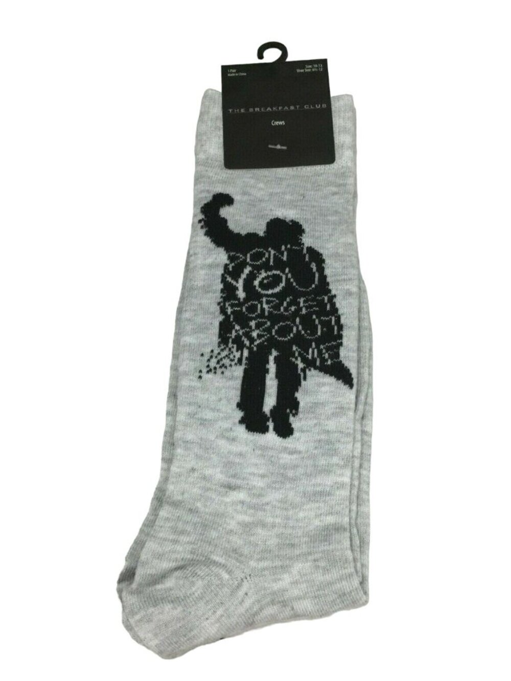 The Breakfast Club Don't You Forget About Me Iconic Stance Men's 10-13 Socks